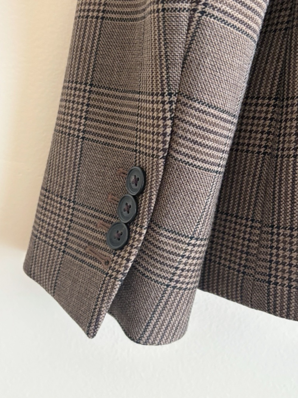 Babaton Aritzia Standout Double Breasted Tyson Check Plaid Blazer Sz 6 Corporate - Picture 7 of 11